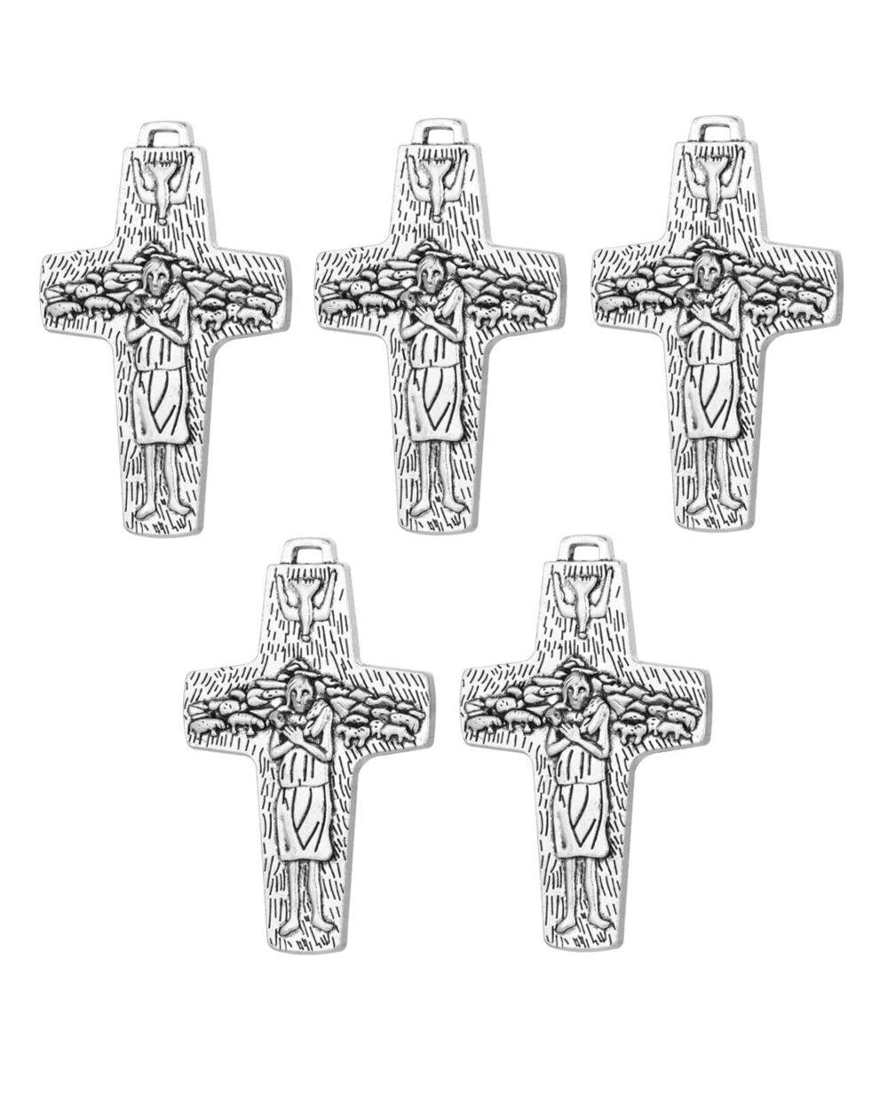 4086 The Good Shepherd Pope Francis Papal Cross/Holy Face Reparation/Our